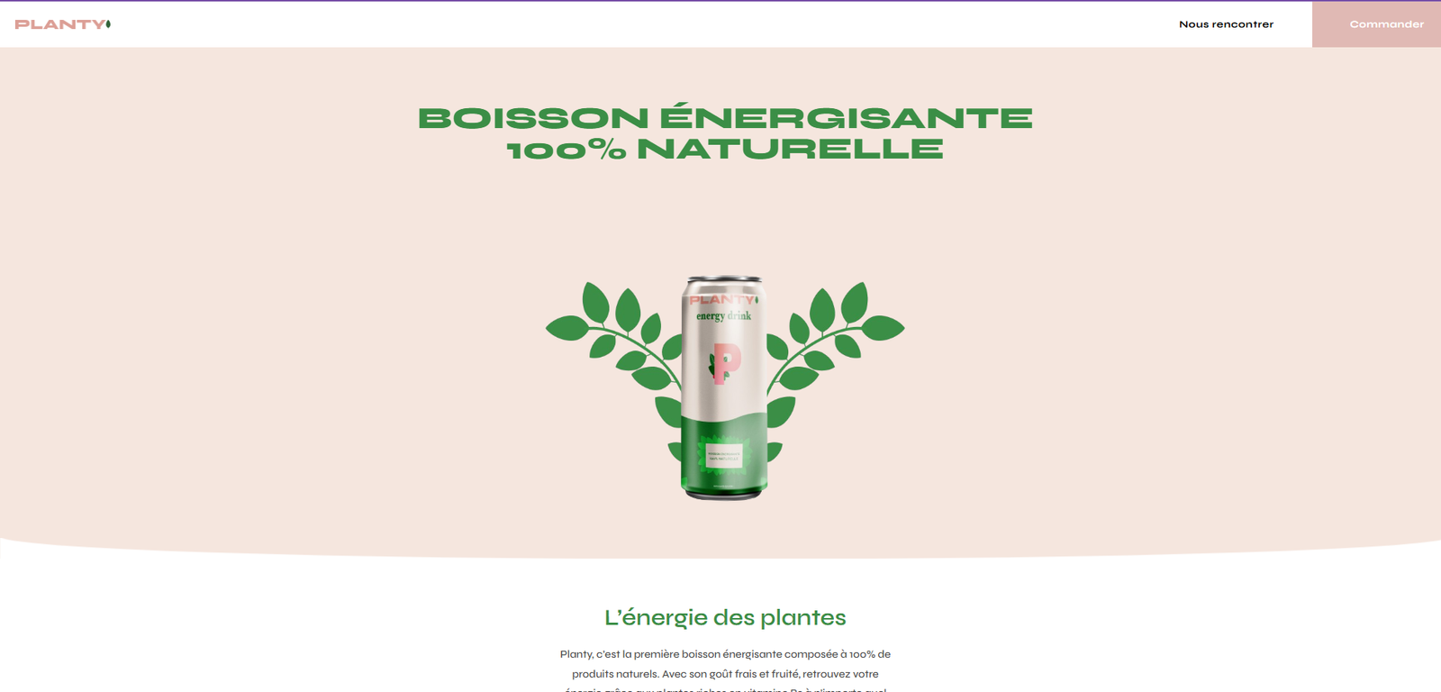 page d'accueil de Planty